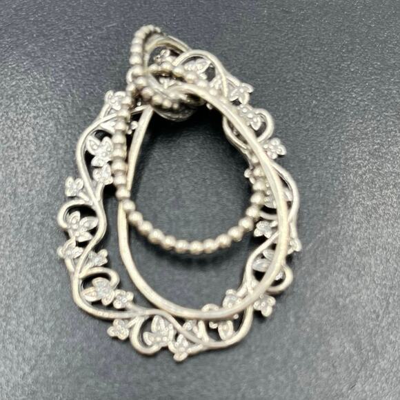 PZ Paz Creations Israel Sterling silver 925 Floral Filigree Balls Pendant - Picture 5 of 8